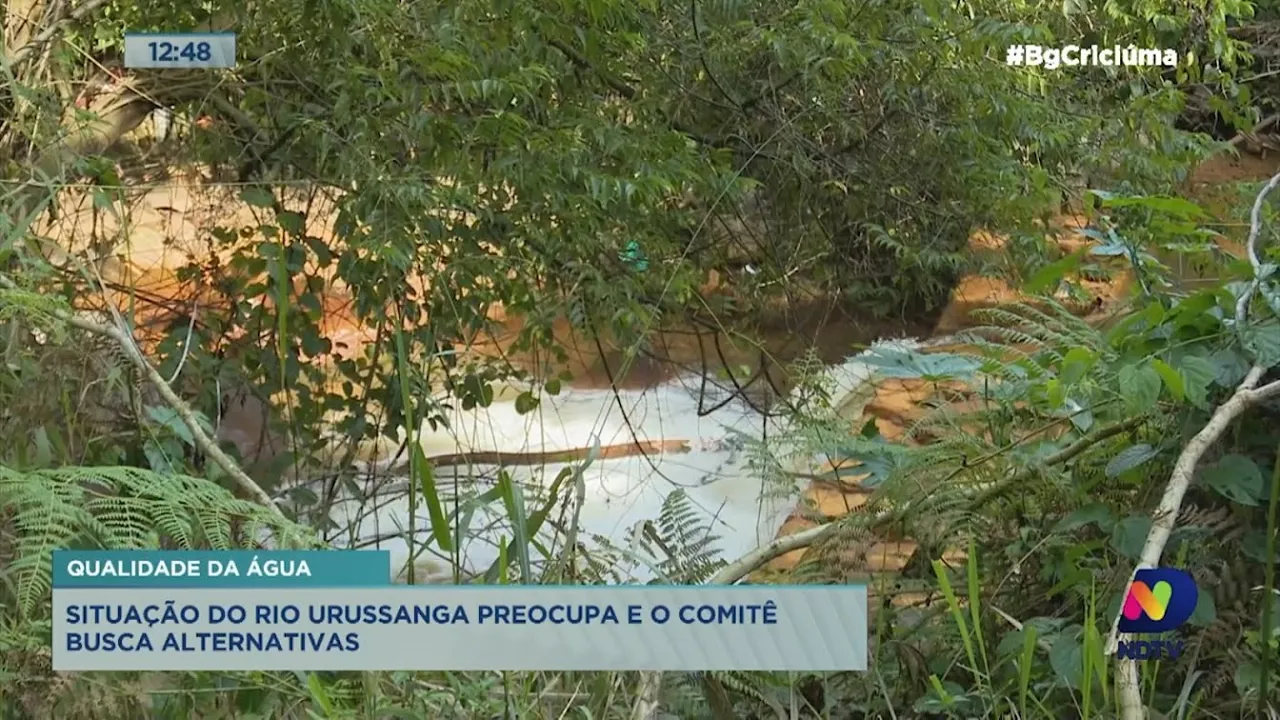 Rio Urussanga é o mais afetado pela poluição do carvão em toda Santa Catarina