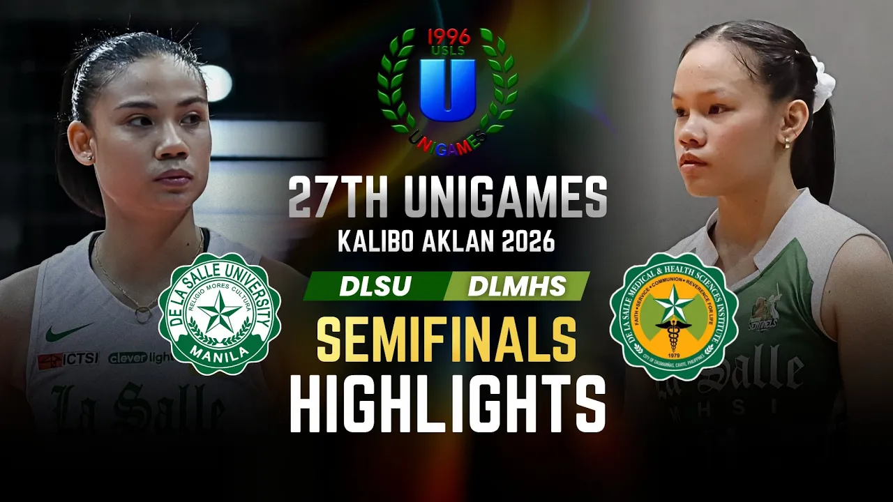 DLSU vs. Lasalle Med SEMIFINALS | Full Game Highlights | UNIGAMES Womens Volleyball 2026