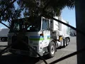 Garbage trucks at the Santa Rosa yard