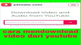 cara mendownload video dari youtube