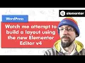 I tried out Elementors new Editor 4 Page Builder for WordPress