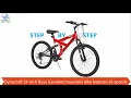 How to assemble Dynacraft NEXT 24 inch Boys Gauntlet mountain bike features 18 speeds