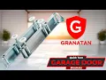 Quick Turn Garage Door Brackets - Low Headroom Top Fixtures with Rollers Set of 2