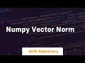 numpy vector norm