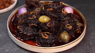 চট্টগ্রামের ঐতিহ্যবাহী গরুর মাংসের কালা ভুনার অথেনটিক রেসিপি 😍🔥 | Beef Kala Bhuna Recipe Bangla