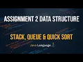 Tugas Praktikum 2 Struktur Data MSIM4202 - Stack Queue Quick Sort di Java Universitas Terbuka