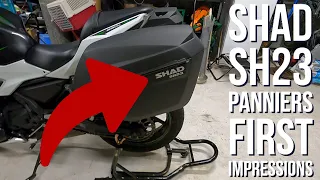Shad SH23 Pannier Bags - Review on the Ninja 650