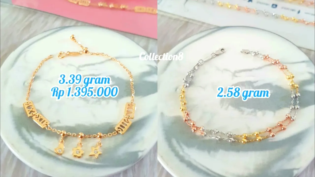 MODEL GELANG EMAS FASHION BANYAK PILIHAN 🥰