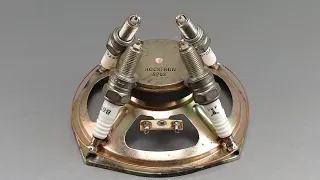 100 Free Energy Generator 220v Self Running From Speaker Gear With Spark Plug 
