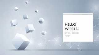 Hello World in VB Net