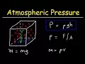 Atmospheric Pressure Problems - Physics Fluid Statics