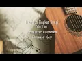 Lagu Khayalan Tingkat Tinggi - Peterpan - Acoustic Karaoke (Female Key)