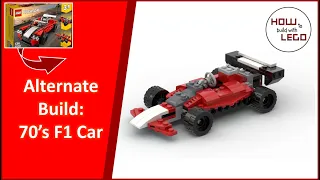 Lego 31100 Alternate Build - 70's F1