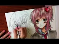 Drawing and coloring Ikuto Tsukiyomi Part 2