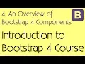 4 An Overview of Bootstrap 4 Components Features - Introduction to Bootstrap 4