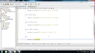 Compare 3 variables in Java Programming