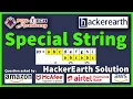 Special String problem solution in java Hacker Earth problems Java Fox Tech Academy