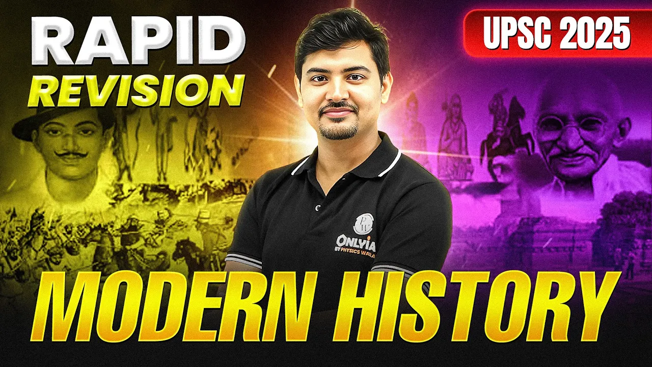 Complete MODERN HISTORY in 2 Hours || Rapid Revision || PW UPSC 🔥