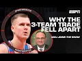 Woj explains why 3-team trade with Porzingis to Celtics fell apart SportsCenter