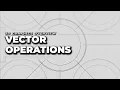Vector Operations 3D Graphics Overview