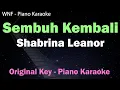 Download Lagu Shabrina Leanor - Sembuh Kembali (Karaoke Piano Original Key, Female Key)