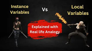 Instance variables and Local variables in Java