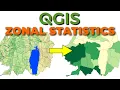 Zonal Statistics with QGIS Summarize NDVI for Watersheds