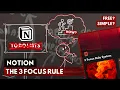 3 Focus Rule System Free Notion Template