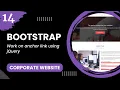 Bootstrap - Work on anchor link using jQuery