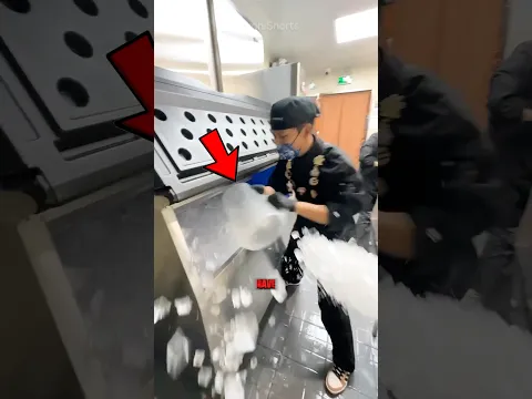 Why Do They Pour ICE On The Floor⁉️😱