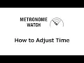 SEIKO Metronome Watch How to Adjust Time