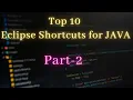 Best Eclipse Shortcut Keys Part 2 Java
