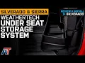 2019-2021 Silverado Sierra 1500 Weathertech Under Seat Storage System Review Install