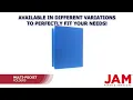 Blue 6 Pocket Folder