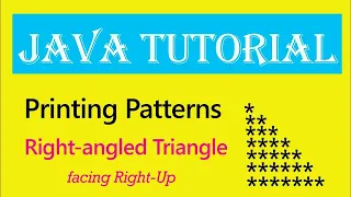 Printing Right-angled Triangle using java right angle triangle in java freecodecamp