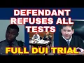 Defendant Takes DUI To Jury Trial After Refusing Tests