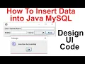 How To Insert Data into Java MySQL