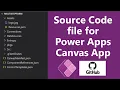 Source Code File for Power Apps Canvas App