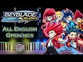 Download Lagu Beyblade Burst All Openings Piano Cover - Beyblade Burst Evolution / Turbo / Rise / Surge /QuadDrive