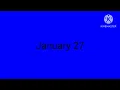 Days of 2026 January 27