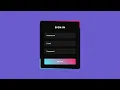 Animated Glowing Border Sign In Form using HTML CSS Animated Login Form