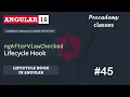 ngAfterViewChecked Lifecycle Hook Lifecycle Hooks in Angular A Complete Angular Course
