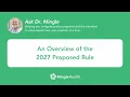 CMS Proposed Rule for the Physician Fee Schedule for 2027 QPP MIPS MSSP more Ask Dr Mingle