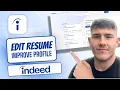 How To Edit Your Resume On Indeed Simple Guide 2026
