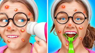 تحدي التجديد الكامل حرف ممتعة لوضع المكياج أدوات العناية بالجمال 