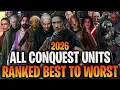 All Conquest Units RANKED BEST TO WORST in Star Wars Galaxy of Heroes 2026
