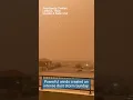 Lubbock Texas looked more like Mars Sunday after powerful winds created a dust storm