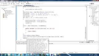 Java Tutorial 14 Hello JTable 2-D Array