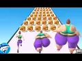 TikTok Gameplay 2023 - Satisfying Mobile Game Max Levels Fat 2 Fit Ball Run 2048 New Up 2
