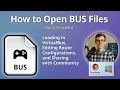 How to Open BUS Files VirtualBus Bus Route Settings